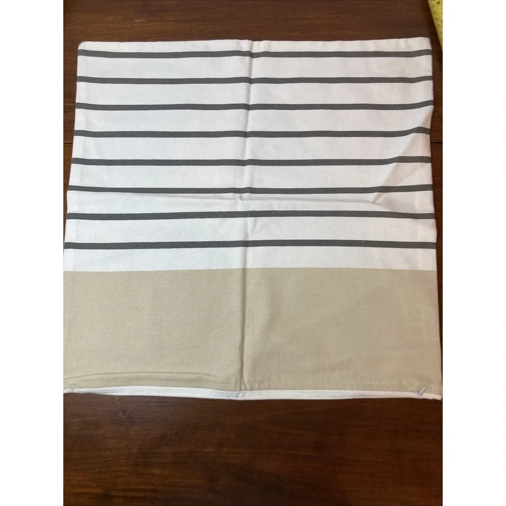 Lot of 3 Zip Pillow Covers 17.5 X 17.5